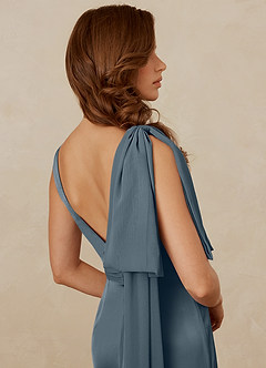 Christian Siriano Bridal for Azazie 1011 Bridesmaid Dresses Twilight Mermaid Bow Stretch Satin Dress image10