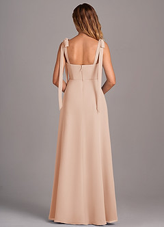Azazie Debra Abiti da Damigella Abito Convertibile A-Line in Chiffon Con Tasche Rosa Inglese image3