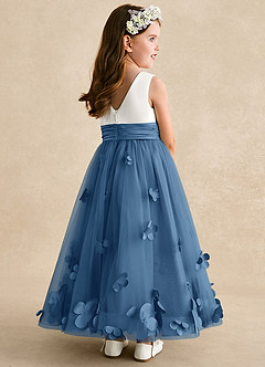 Azazie Vi Flower Girl Dresses Twilight A-Line Sleeveless Tulle Dress image4