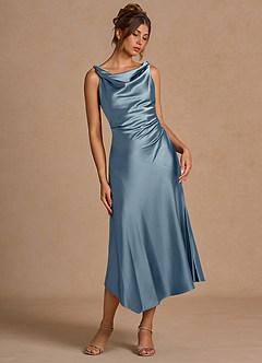Vestido Azul Pálido Midi Adriana image3