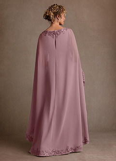 Azazie Artemisia Klänningar till brudens mor Klä Tubklänning i Chiffong Spets Dammig Ros image3