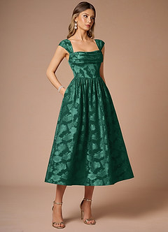 Dana Hunter Green Midi Dress image3