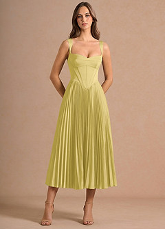 Avenelle Pastel Yellow Mid Dress | Azazie Avenelle Pastel Yellow Mid Dress | Azazie