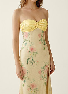 Serafina Lemon Sorbet Sequins Corset Mermaid Prom Dress image5