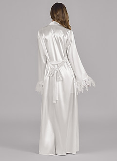 front Satin Robe and Slip Set