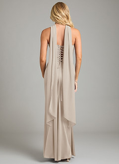 Azazie Sorrel Bridesmaid Dresses Frost Mermaid Strapless Stretch Satin Convertible Dress image9