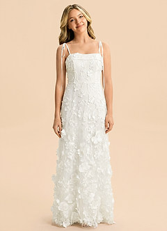 front Azazie Jenny Junior Formal Dress