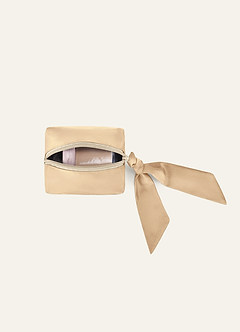 front Matchende farve stretch satin mini-nødhjælpssæt