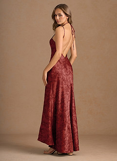 Floriane Orange Red Maxi Dress image4