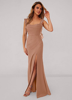Barbie ♥ Azazie Bridesmaid Dresses Sweetheart Pleated Ruffle Chiffon Mermaid Dress image1