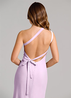 Azazie Monroe 신부 들러리 드레스 쉬스 한쪽 어깨 쉬폰 바닥 길이 드레스 image6