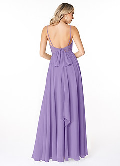 Azazie Gracie Final Sale Tahiti A-Line Pleated Chiffon Dress image2
