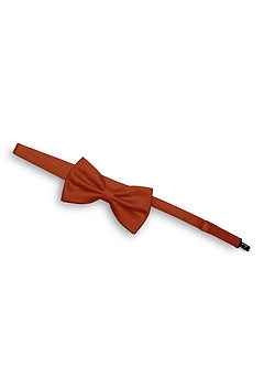 front Matching Matte Satin Pre-Tied Bow Tie & Suspenders Set