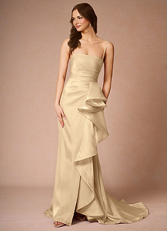 Cressidia 샴페인 맥시 드레스 image4