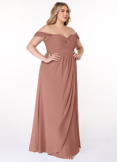 Azazie Millie Final Sale Agave A-Line Sweetheart Neckline Chiffon Convertible Dress image10