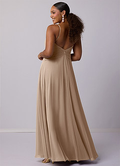 Barbie ♥ Azazie Bridesmaid Dresses Taupe A-Line Chiffon Dress image8