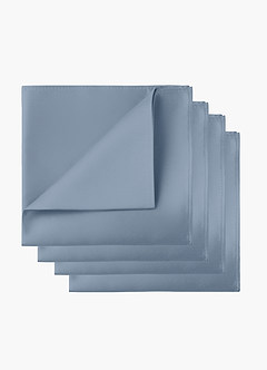 Matte Satin Pocket Square Set – 4 Pieces