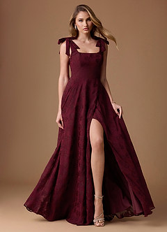 Julissa Dark Merlot Maxi Dress image1