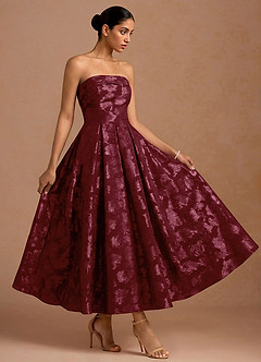 Abito Maxi Vino Liora image4