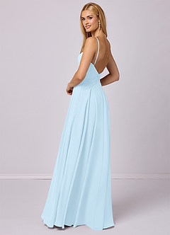 Barbie ♥ Azazie Bridesmaid Dresses A-Line Chiffon Floor-Length Dress image4