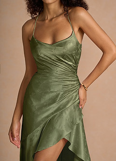 Geneviève Olive Floral Maxi Dress image6