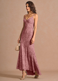 Octavia Light Pink Maxi Dress image5