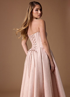 vestido Maxi Rosa Ostra Symone image6