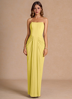 Vestido Amarillo Pastel Maxi Anais image4