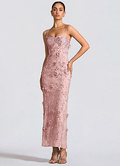 suknia Różowy Maxi Kris image3