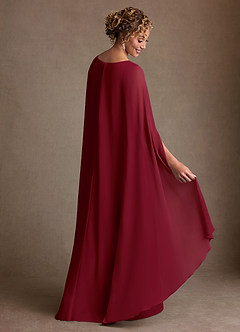 Azazie Boudica Suknie dla Matki Panny Młodej Linia A Pofałdowany Szyfon Długość podłogi Sukienka image4