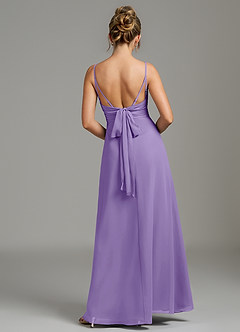 Azazie Sherah Bridesmaid Dresses Tahiti A-Line Pleated Chiffon Dress image5