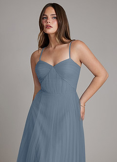 Azazie Teagan Bridesmaid Dresses Twilight A-Line Sweetheart Neckline Tulle Dress image6