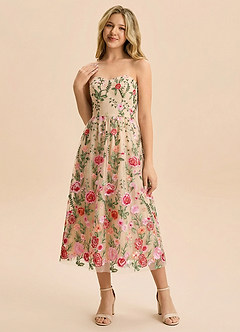 front Azazie Emmeline Junior Formal Dress