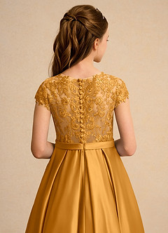 Azazie Bunny Junior Formal Flower Girl Klänningar Klä Balklänning i Spets image7