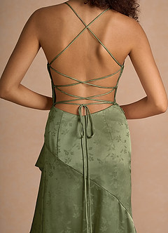 Geneviève Olive Floral Maxi Dress image5