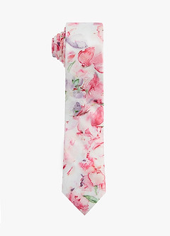 front Matte Satin Skinny Tie