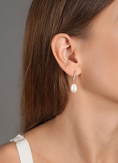 front Orecchini pendenti con perle