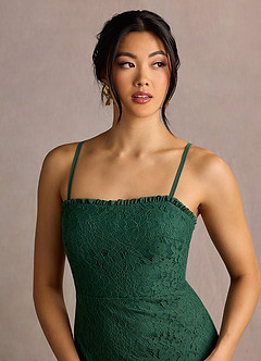 Rema Emerald Green Self Tie Maxi Dress image6