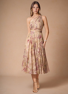 Hestia Dusty Floral Midi Dress image3