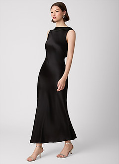 Vestido Negro Largo Alexisrose image3