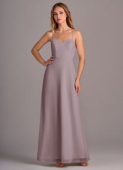 Azazie Mei Bridesmaid Dresses Dusk A-Line Chiffon Dress image3
