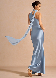 Giada Azul Pálido Vestido largo image3