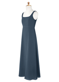 Azazie Renee Junior Neptune A-Line Side Slit Chiffon Dress image7