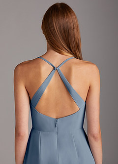 Azazie Manila Bridesmaid Dresses Twilight Sheath V-Neck Chiffon Dress image5