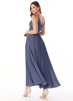 Azazie Raychelle Bridesmaid Dresses Stormy A-Line V-Neck Chiffon Dress image5