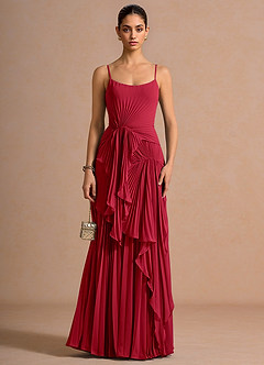 Bashira Cherry Red Maxi Dress image6