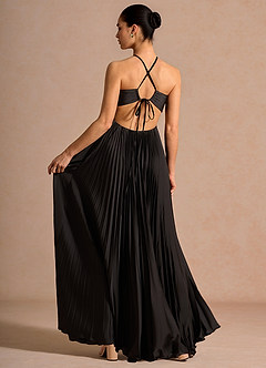 Josephine Black Maxi Dress image2