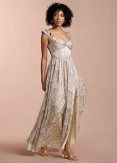 Maxi jurk Monique Lente Paisley image5