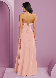 Barbie ♥ Azazie Bridesmaid Dresses Rosette A-Line Sweetheart Neckline Chiffon Dress image2