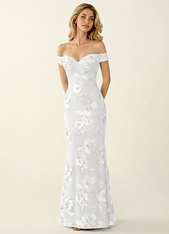Lowlala White Lace Prom Dress image4